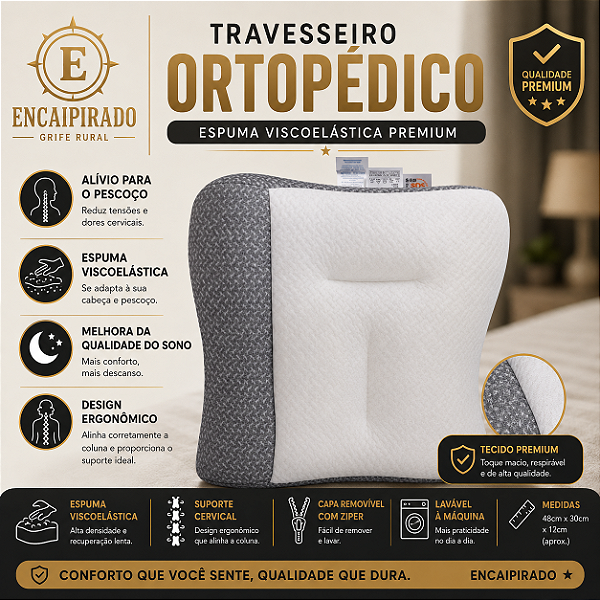 Travesseiro Confortável Para Dormir Ultra Macio Soft Touch