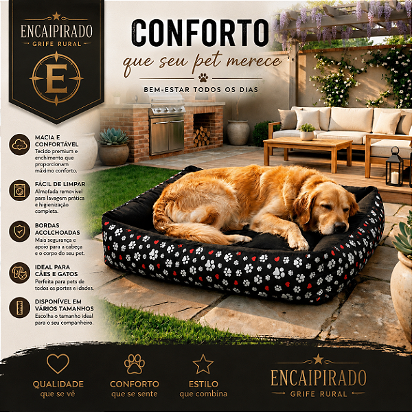 Cama Pet Impermeável Grande