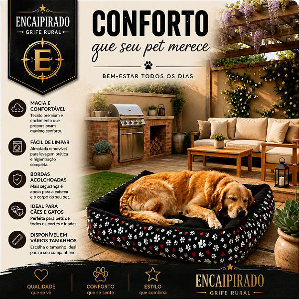 Cama Pet Impermeável Grande