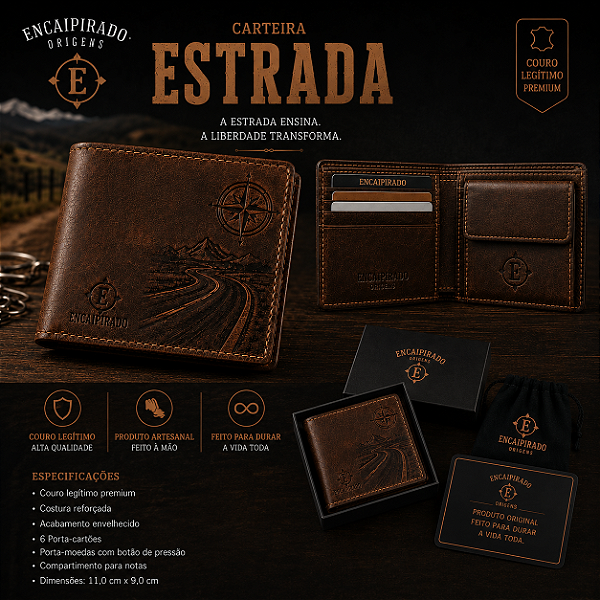 Carteira Encaipirado Origens - ESTRADA