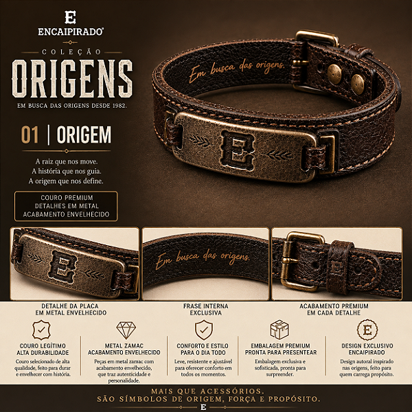 Pulseira Encaipirado Origens - ORIGEM
