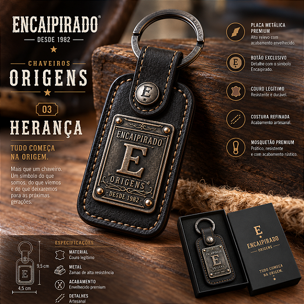 Chaveiro Encaipirado Origens - HERANÇA