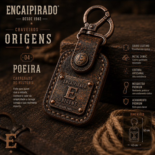 Chaveiro Encaipirado Origens - POEIRA