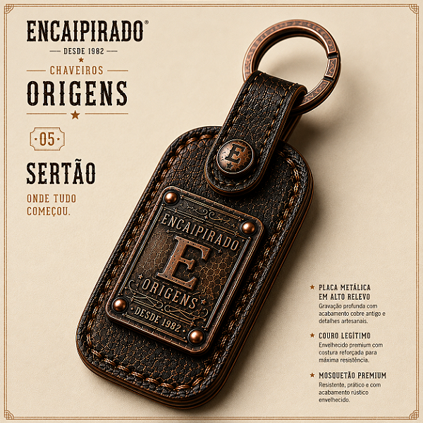 Chaveiro Encaipirado Origens - SERTÃO