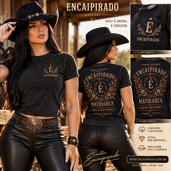Camiseta Encaipirado Herdeiras - MATRIARCA