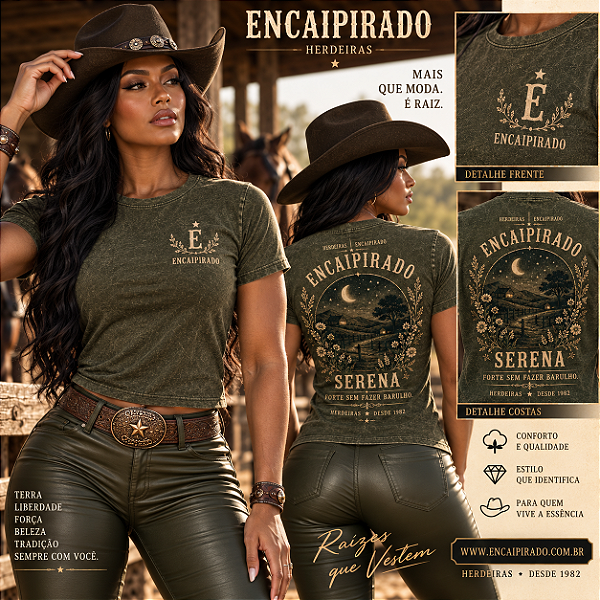 Camiseta Encaipirado Herdeiras - SERENA