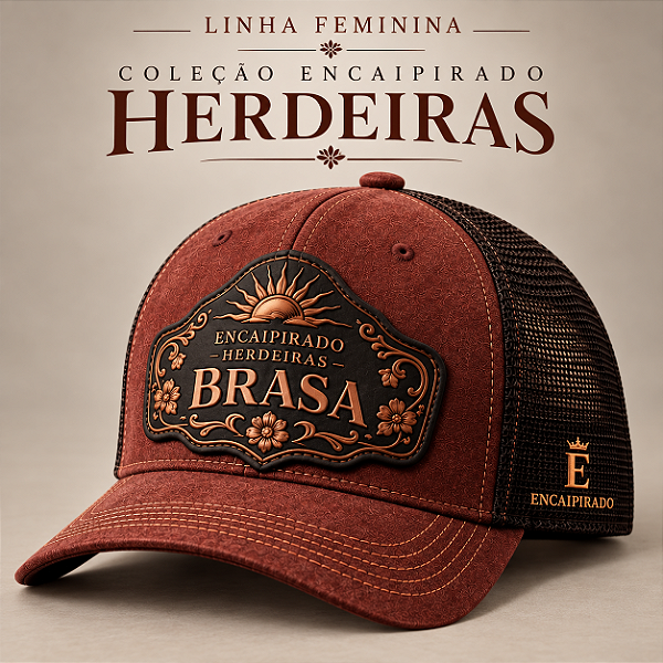 Bonés Encaipirado Herdeiras - BRASA