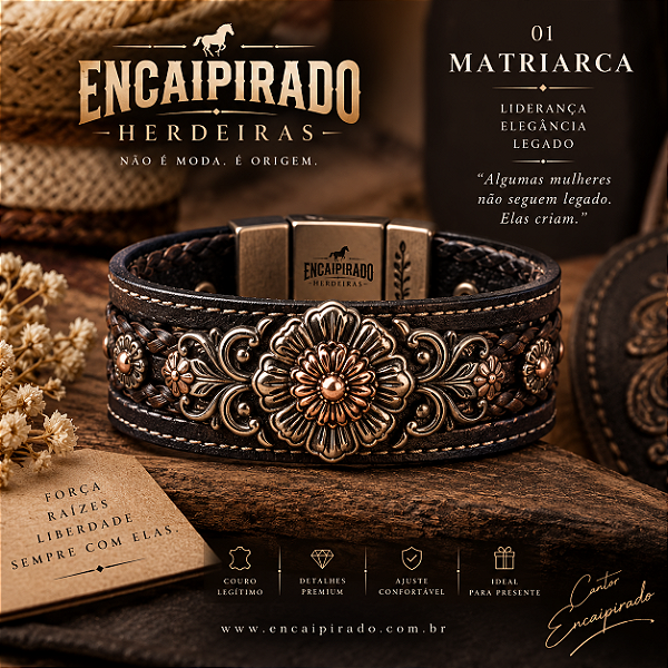 Pulseira Encaipirado Herdeiras - MATRIARCA