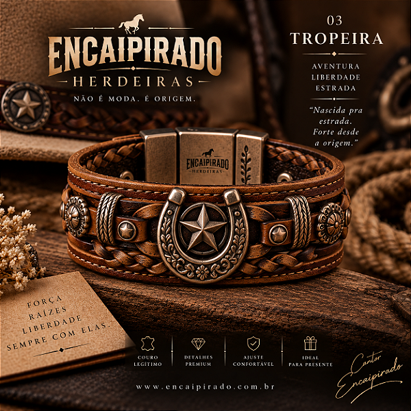 Pulseira Encaipirado Herdeiras - TROPEIRA