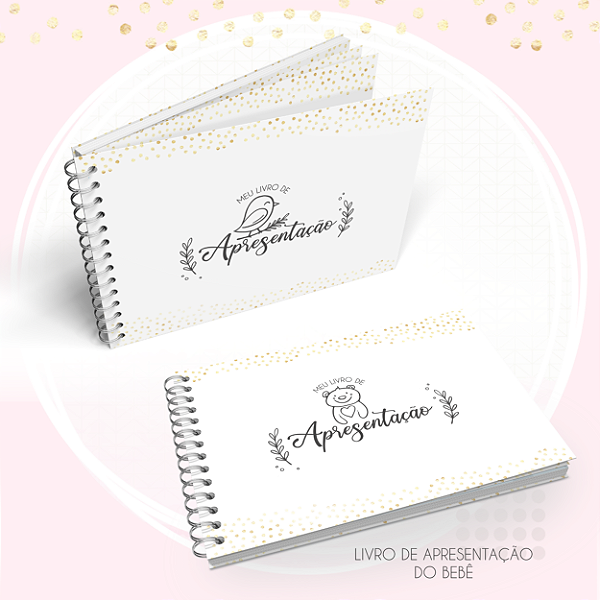 Álbum Livro do Bebê Apresentação capa personalizada