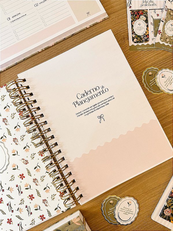 Caderno Planejamento de Aula | Capa Personalizada