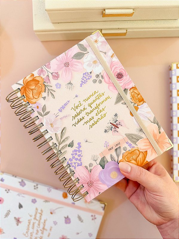 Caderno da Professora | Nome na capa personalizada
