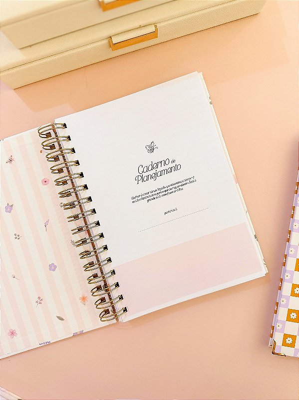Caderno de Planejamento | Nome na capa Personalizada