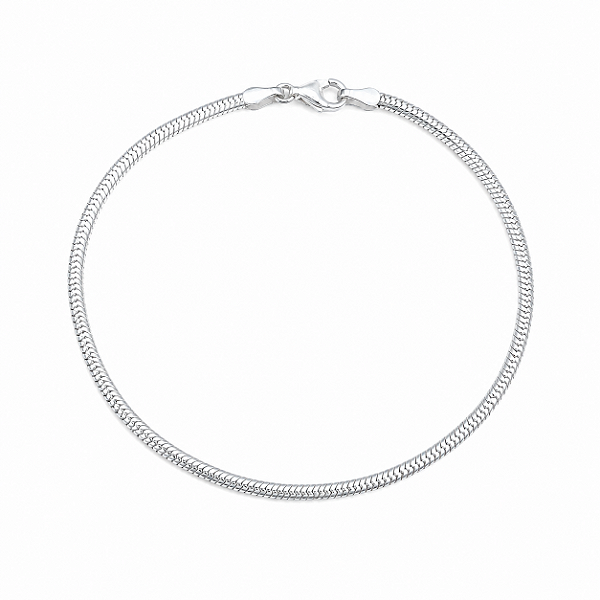 Pulseira Feminina Malha Italiana Prata 925