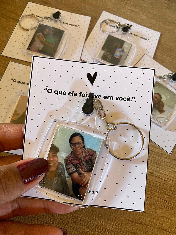 Chaveiro com foto 3x4
