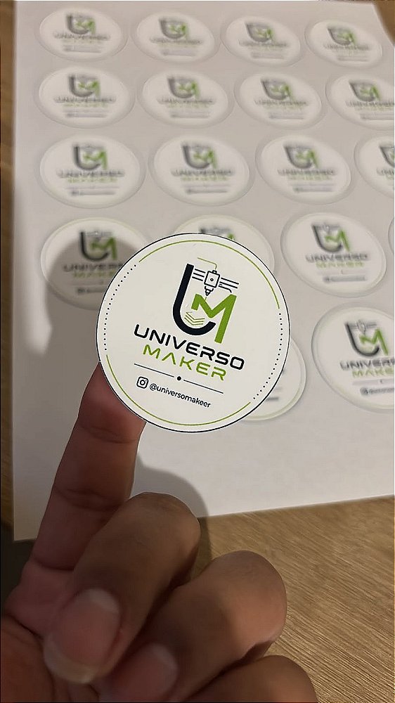Adesivos Redondo 5x5