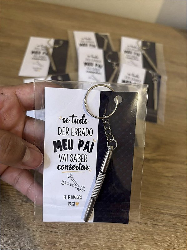 Chaveiro mini chave fenda