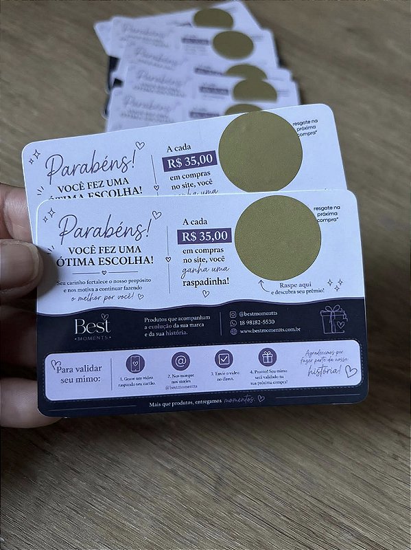 Card Raspadinha da Sorte