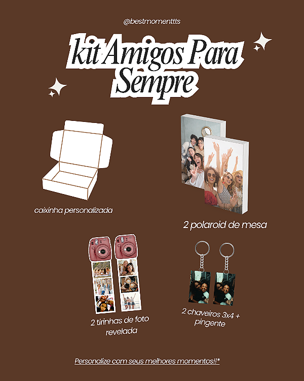 Kit Amigas Para Sempre