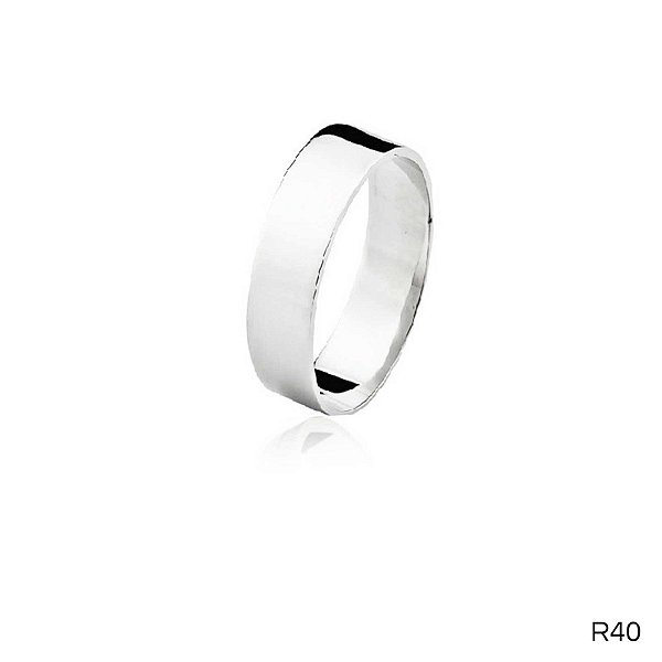 ALIANÇA R40 PRATA