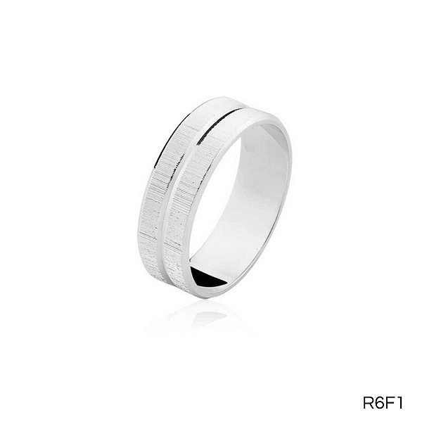 ALIANÇA R6F1 PRATA