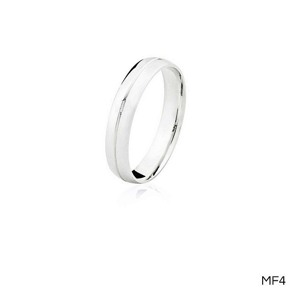 ALIANÇA MF4 PRATA