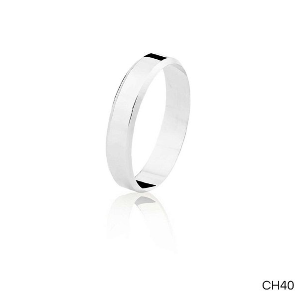 ALIANÇA CH40 PRATA
