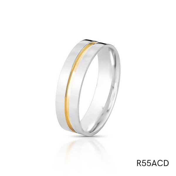 ALIANÇA R55CA PRATA