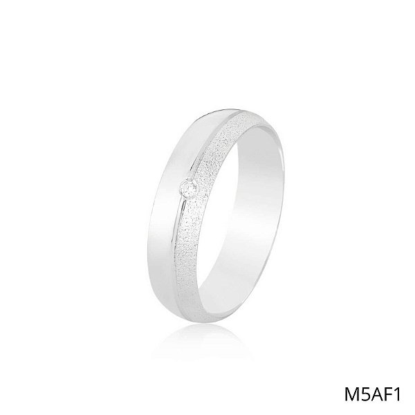 ALIANÇA M5AFL PRATA