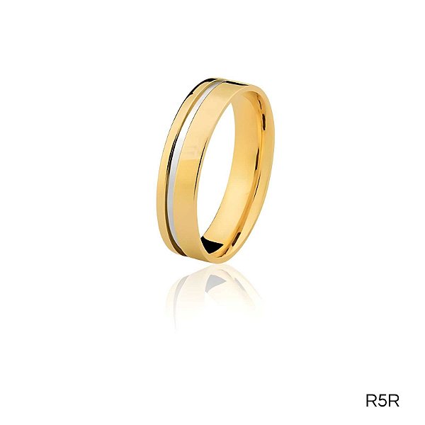 ALIANÇA R5R 18K