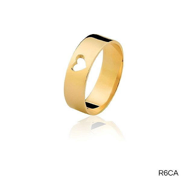 ALIANÇA R6CA 18K