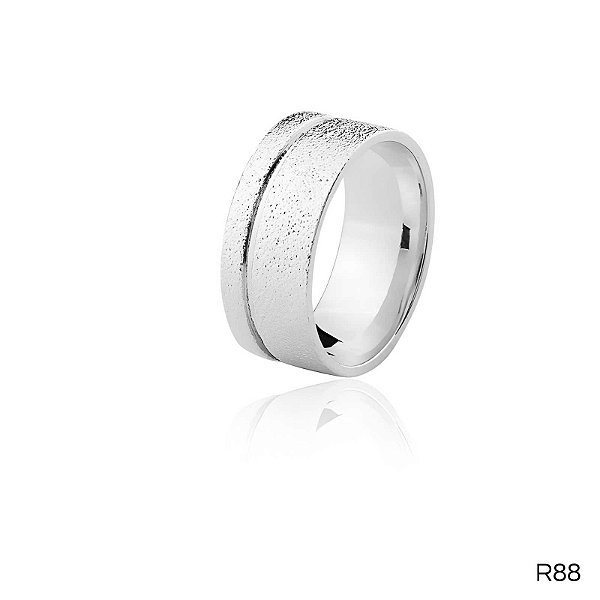 ALIANÇA R88 PRATA