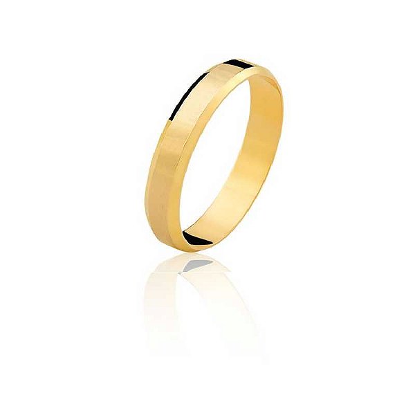 ALIANÇA CH30 COM PEDRA 18K
