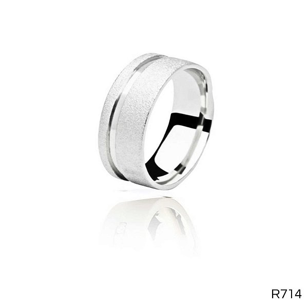 ALIANÇA R714 PRATA