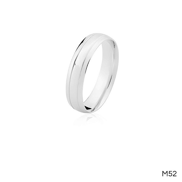 ALIANÇA M52 PRATA
