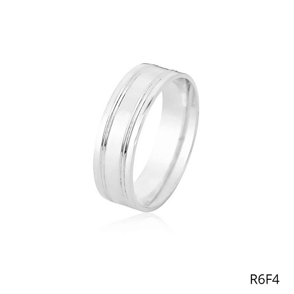 ALIANÇA R6F4A PRATA