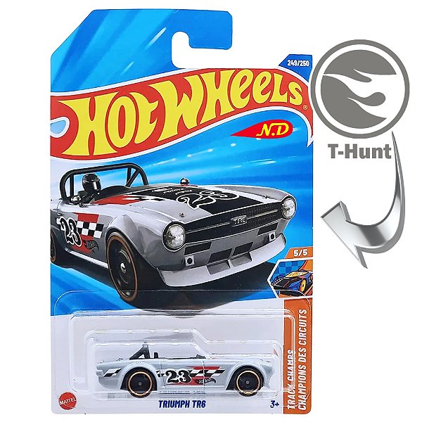Hot Wheels Triumph TR6 JBC34 T-Hunt Cinza