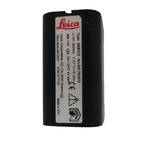 Bateria Modelo GEB-222 para Estação Total Leica