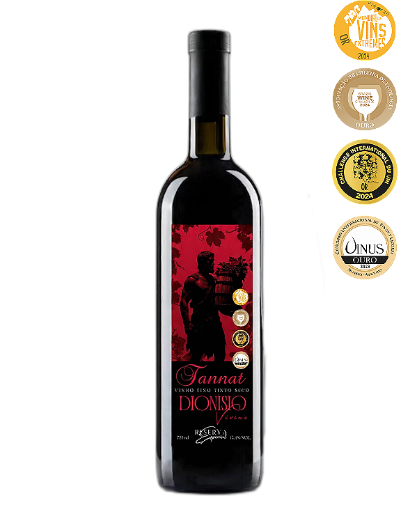 Vinho Tannat Dionísio Vivino