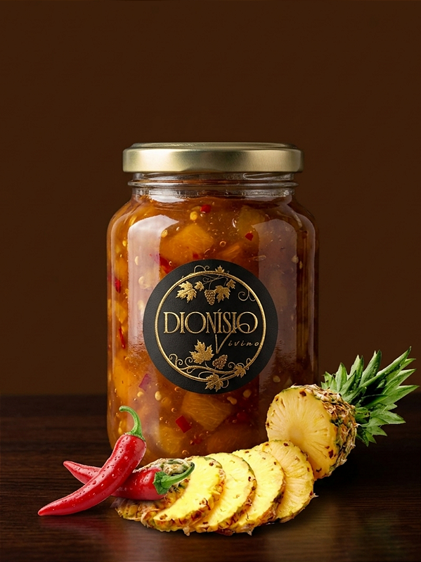 Geleia de Abacaxi com Pimenta
