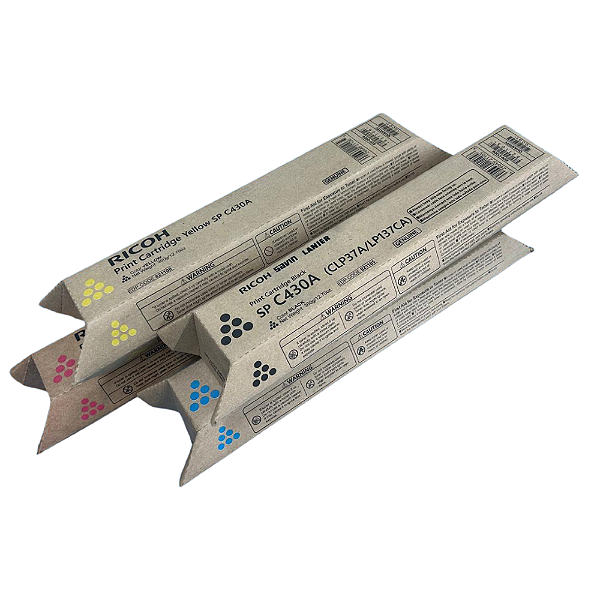 Kit de Cartucho de Toner Ricoh SPC430 SPC440 SPC431 KCMY - Original