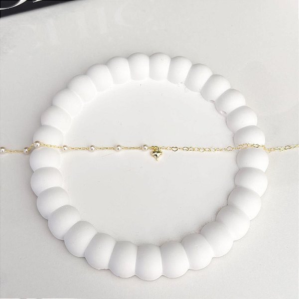 Pulseira Perola Ouro OP01