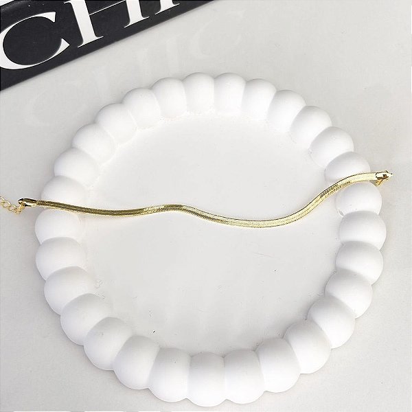 Pulseira Fita M Banhada Ouro
