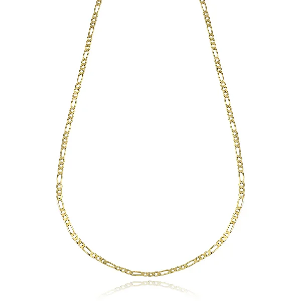 Corrente Masculina 3x1 2,5mm Banhada a Ouro 18K