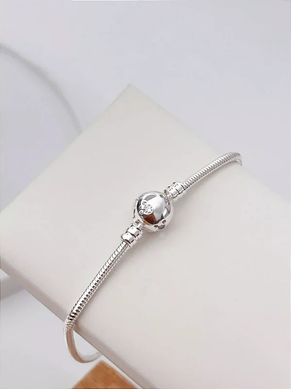 Pulseira Insp. Life Fecho Mickey Cravejdo - 19 cm