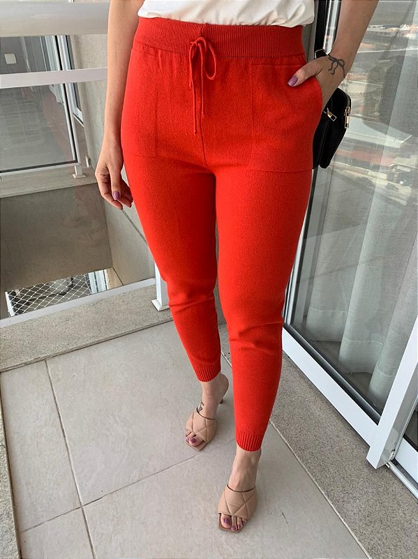 Calça Modal Joelma Vermelho