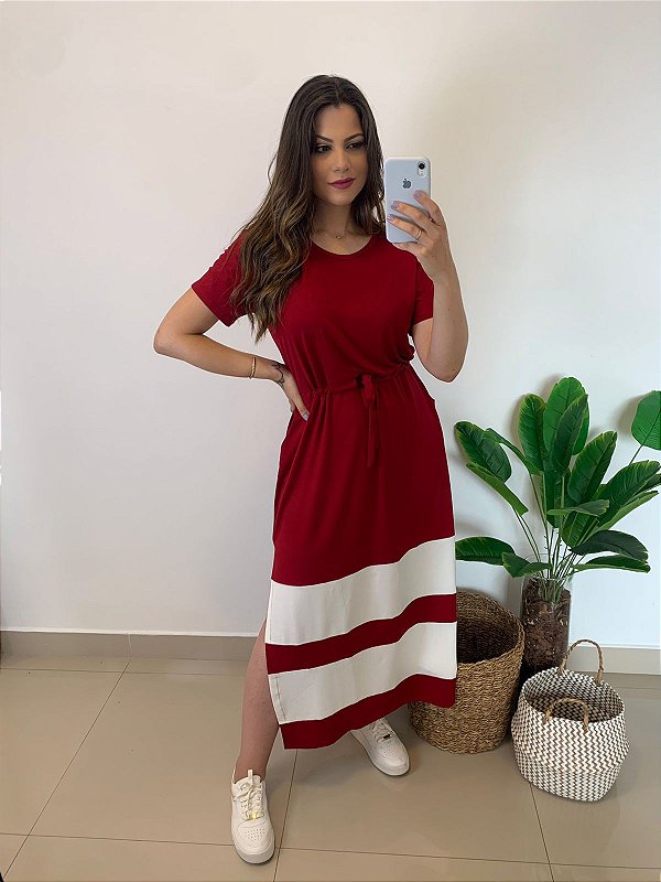 Vestido Viscolycra Valéria Vermelho