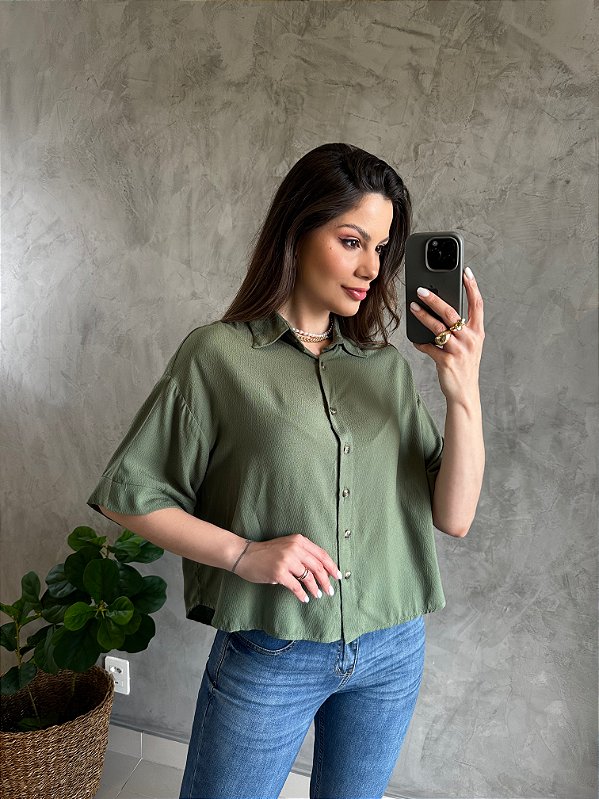 Camisa Viscose Júlia Verde