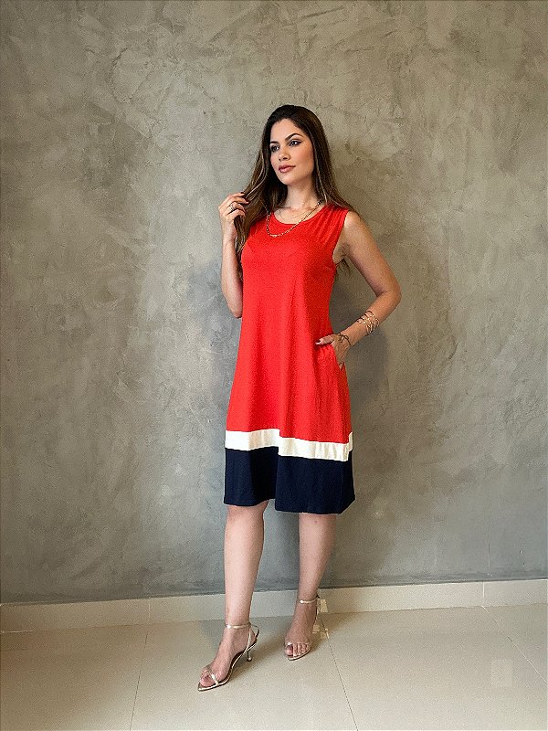 Vestido Viscolycra Alice Vermelho