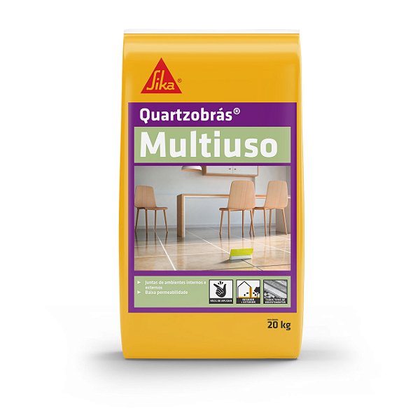 Rejunte Multiuso Quartzobrás - Marrom Mondrian 20kg
